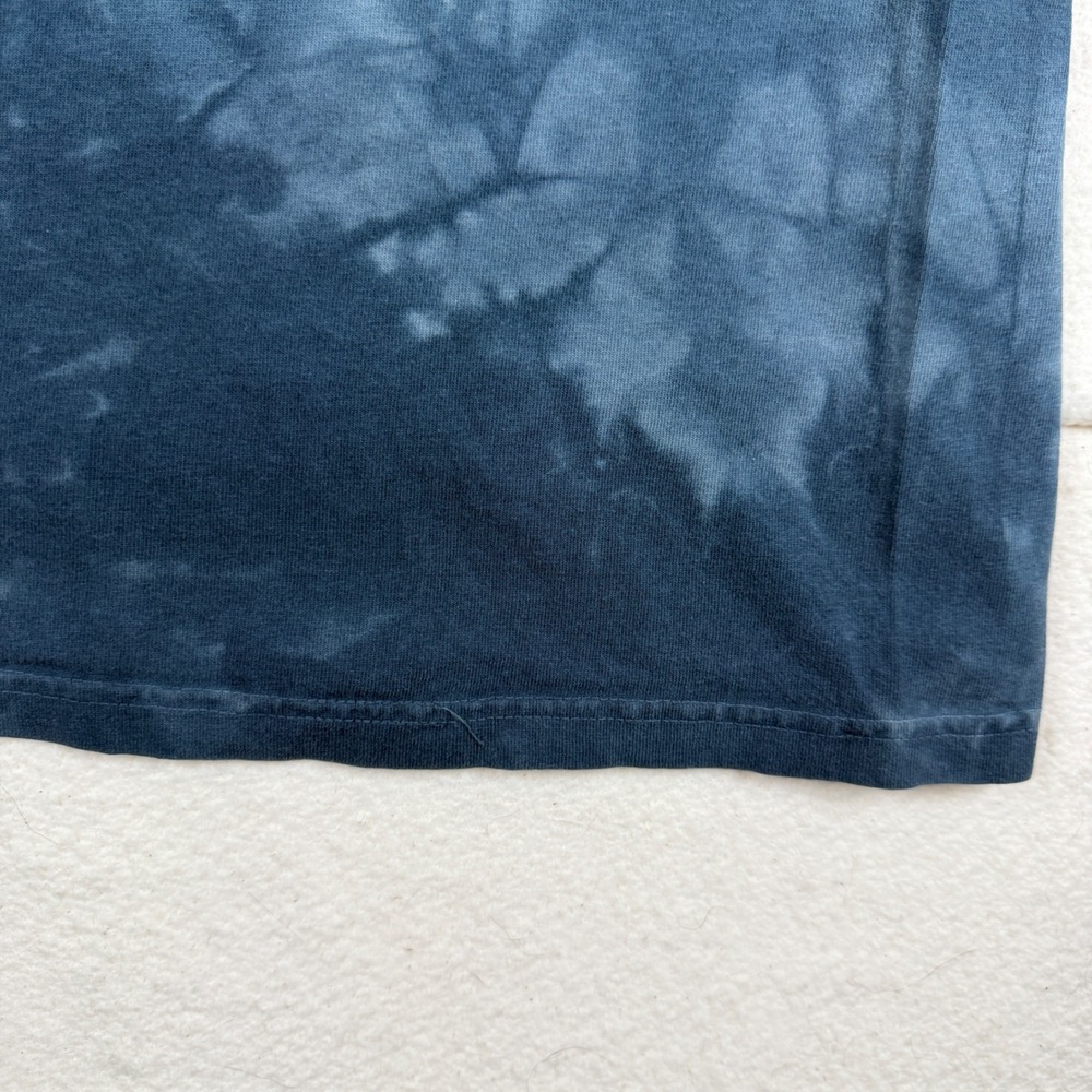 The Mountain Wolf Reflection Tie Dye T-Shirt Mens XL Blue Nature Graphic Tee - Picture 8 of 8